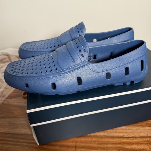 Club Room Atlas Perforated Men\'s Size 13 EVA Foam Blue Driver Loafers Shoes Club Room Atlas Perforated Driver Loafers. Molded EVA Croc  main image 3