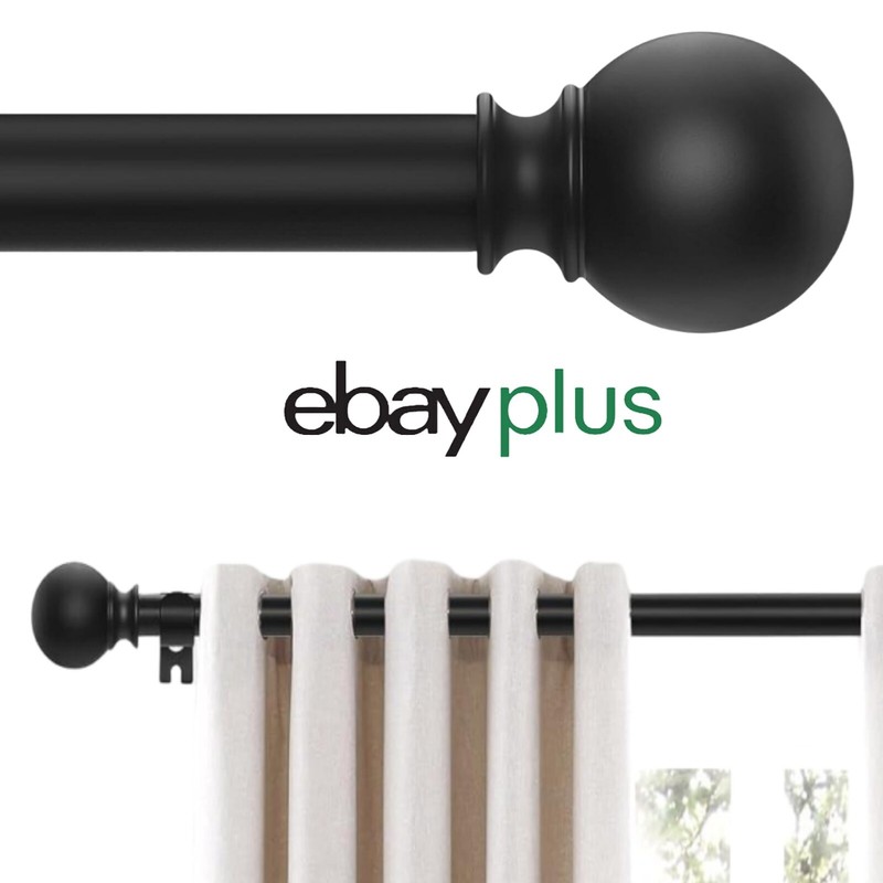 25mm Gardinenstange 110-310cm Vorhangstange Ausziehbar Edelstahl Scheibenstange