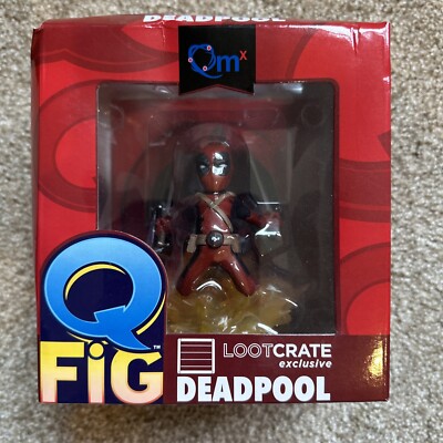 Marvel Deadpool Quantum Mechanix Q-Fig Loot Crate Exclusive Figure