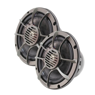 Audiopipe 6 Inch 250 Watts 2-Way Coaxial Marine Speaker w/ LED Pair APMP-T625LD