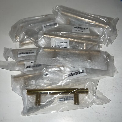 Probrico (15 Pack) 3 Inch Hole Centers Cabinet Pulls 76mm, Euro Bar