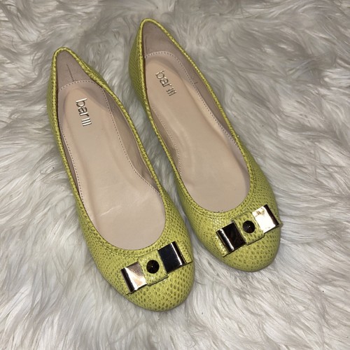 フラットシューズ Oprah Yellow Nubuck New In Box Bar III Bright Yellow Zero Flats Shoes 5.5 | eBay
