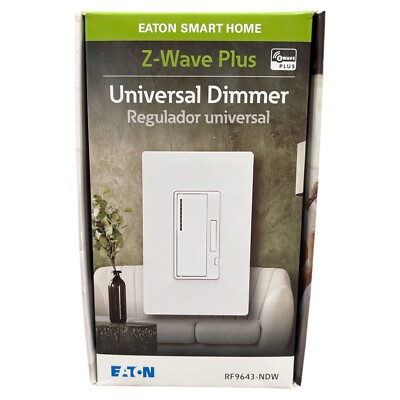 Eaton Smart Home Z-Wave Plus Universal Dimmer RF9643-NDW(O)