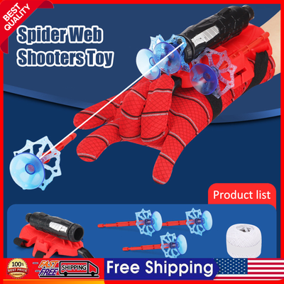 Spider Man Glove Web Shooter Dart Blaster Launcher Toy Kids Spiderman Gifts
