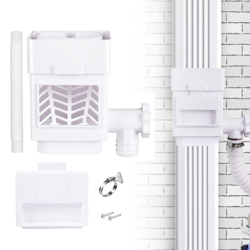 Rainwater Collection System Raindrop Collection High White