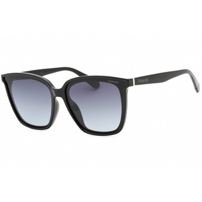 Polaroid Core Unisex Sunglasses Black Frame Grey Sf Pz Lens PLD 6163/F/S 0807 WJ