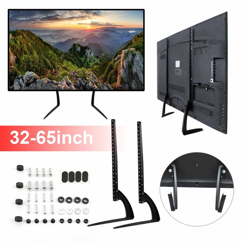 Universal TV Ständer für LCD LED 32-65 Zoll Fernseher Tisch Standfuß Halterung