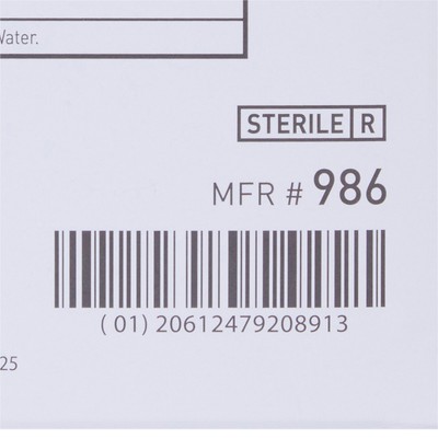 McKesson Impregnated Swabstick Sterile 986 1 Pack(s) 50 Sticks/Pack