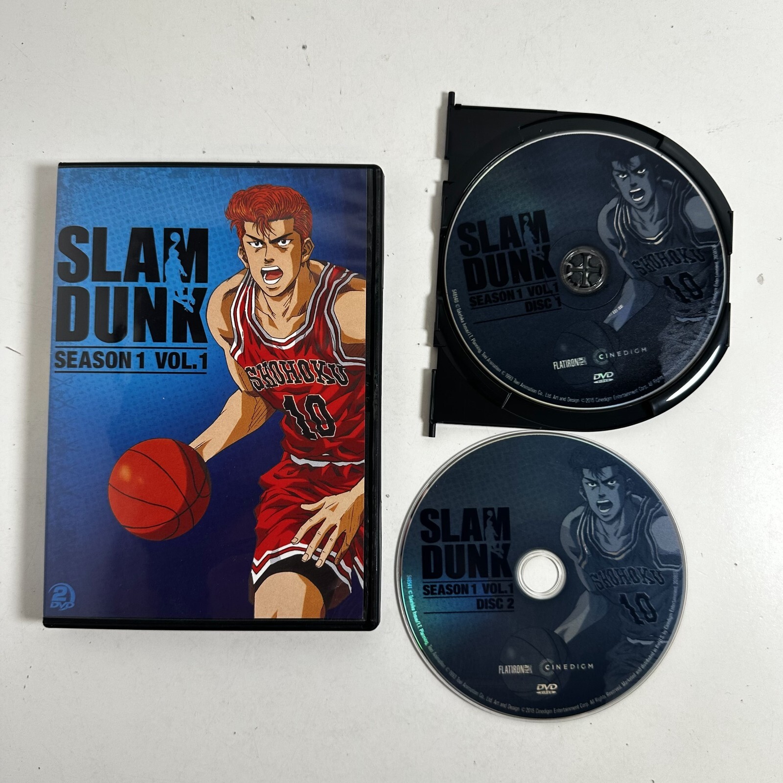 ＳＬＡＭ　ＤＵＮＫ　ＤＶＤ－Ｃｏｌｌｅｃｔｉｏｎ　１ Slam Dunk: Season 1 Volume 1 (DVD) 14 Episodes Flatiron Film