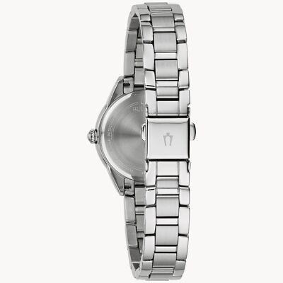 Pre-owned Bulova Silver Womens Analogue Watch Sutton 96p249