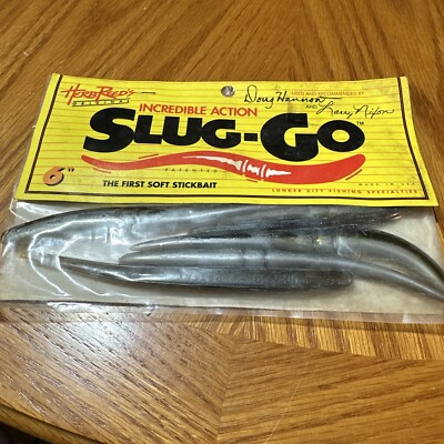 Herb Reed s Lunker City Slug-Go 6'' ￼Arkansas Shiner Soft Stickbait 5 Per Bag