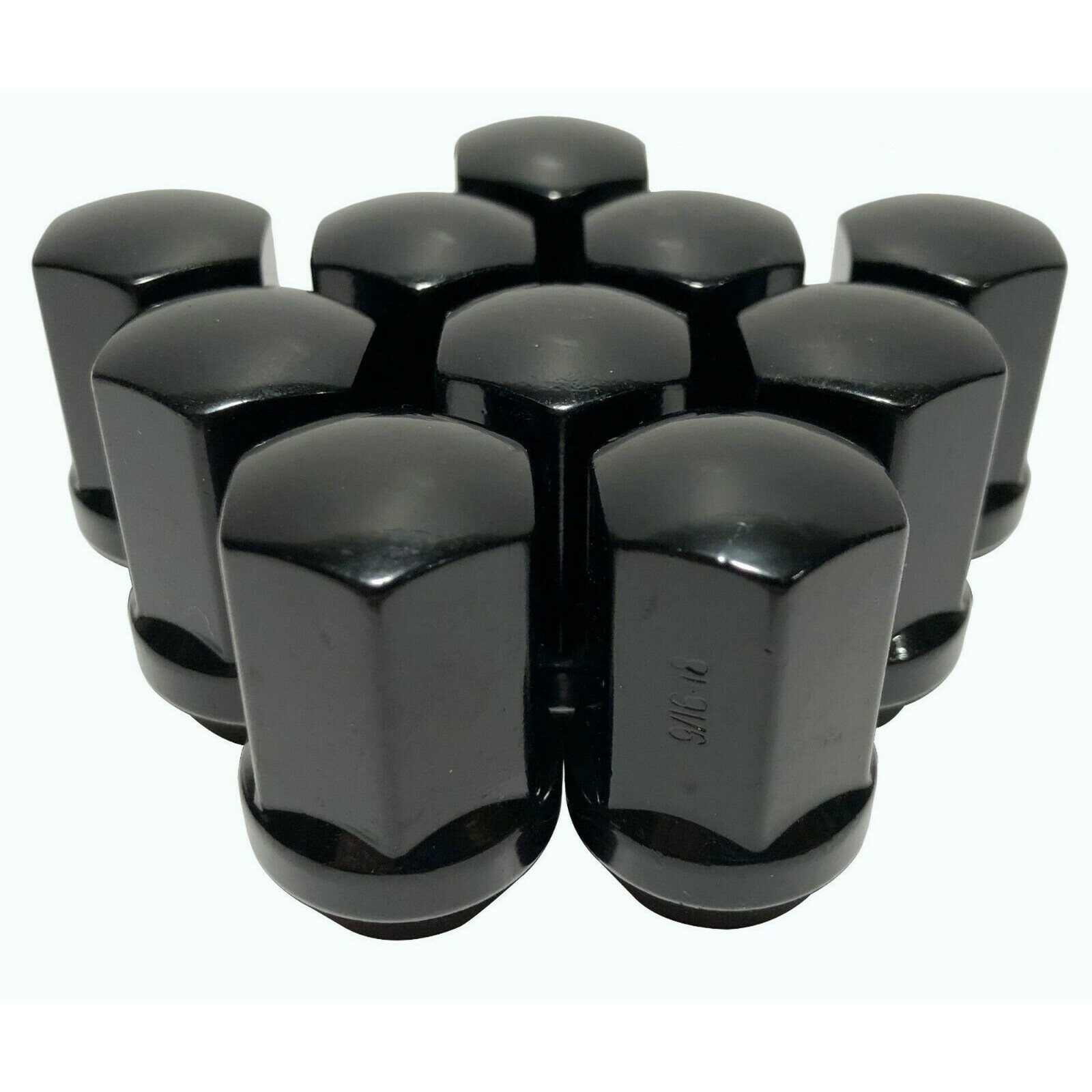 10 BLACK 9/16 Dodge OEM Lug Nuts Ram 1500 Durango Dakota Raider Factory