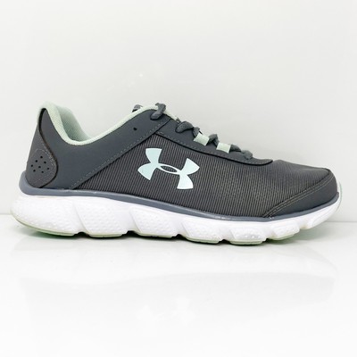 

Кроссовки Under Armour Womens MG Assert 7 3020674-100 Серые кроссовки Размер 8.5, Серый, Micro G Assert 7