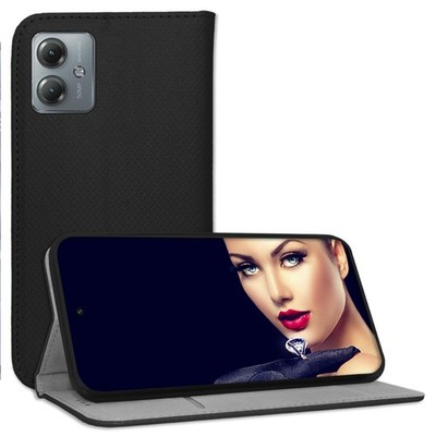 Schutzhülle Bookstyle für Motorola Moto G14 (PAYF0010IN, 6.5'') (schwarz) Tasche