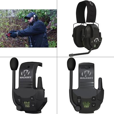 Razor Walkie Talkie | Walker's Game Ear Walkers Attachment Black With Hunting