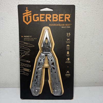 Gerber Suspension NXT 15-in-1 Multi-Tool with Pocket Clip - NEW