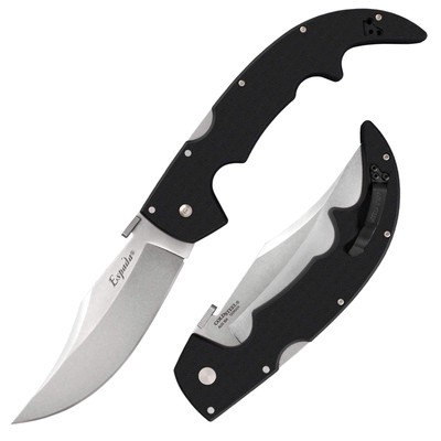 Cold Steel Folding Knife Large Espada Clip Point Blade with Tri-Ad Lock CS62MGD