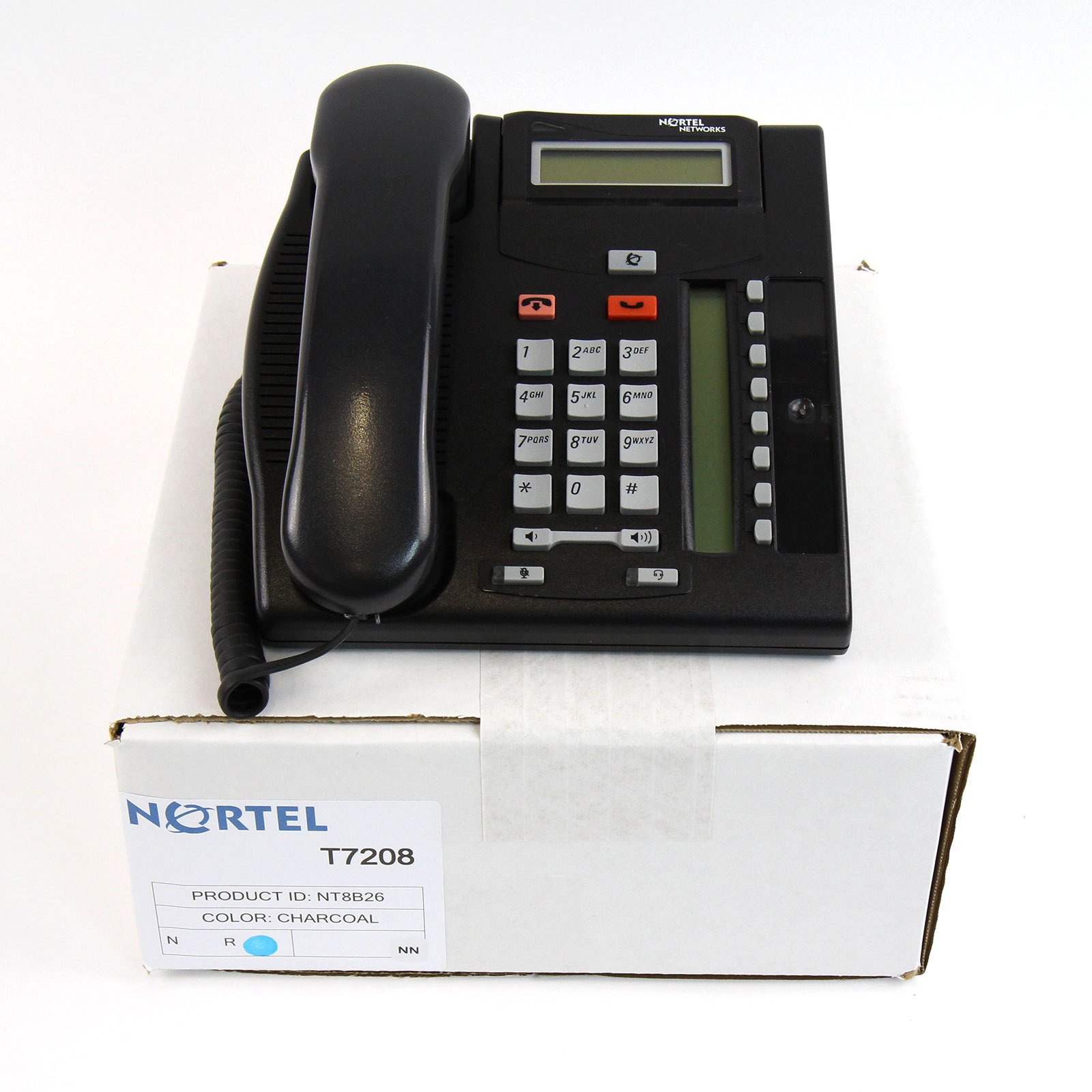 Nortel Norstar T7208 Charcoal Avaya Phone Bulk eBay