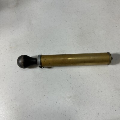 Vintage Coleman Brass Hand Pump for Iron, Lamp, Lantern, and Stove