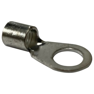 (25) Non-Insulated 6 Gauge AWG 3/8'' Ring Terminal Uninsulated Wire Connector USA
