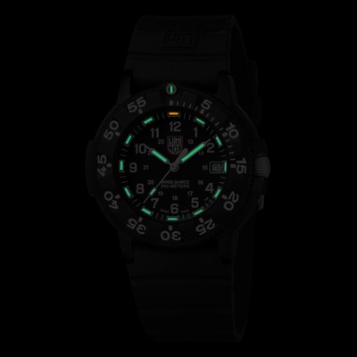Luminox Navy SEAL Dive Men's Watch Rotating Bezel Black Dial Rubber Strap 3001