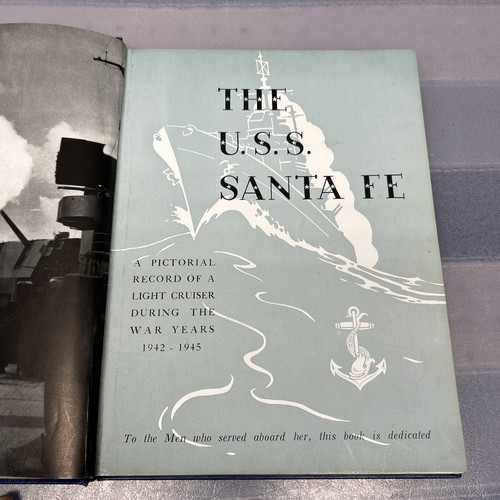 Rare WWll USS Santa Fe Ships Album-See Pics