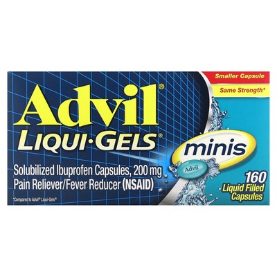 Liqui-Gels, Minis, 200 мг, 160 капсул, наполненных жидкостью