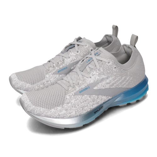 

Мужские дорожные кроссовки Brooks Levitate 3 Grey Blue, похожие на носок, 1103121D-199, Серый, Levitate 3