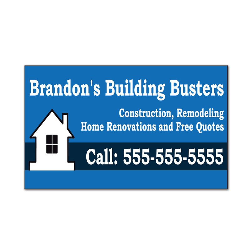 Construction Remodeling Home Renovation Custom Car Door Magnet Sign-QTY 2