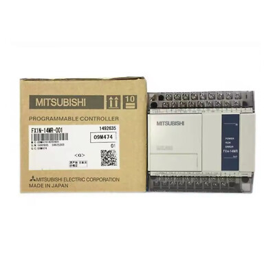 NEW MITSUBISHI FX1N-14MR-001 FX1N14MR001 MELSEC PROGRAMMABLE LOGIC CONTROLLER