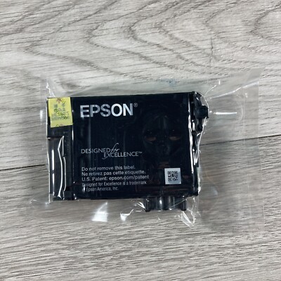 New Sealed Genuine Epson 212 Black Ink Cartridge OEM