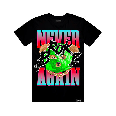 BLACK NEVER BROKE AGAIN SKI MASK BEAR TSHIRT