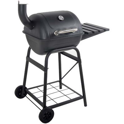 Portable 26 inch Charcoal Grill Barrel BBQ Smoker Patio Backyard Outdoor Cooking