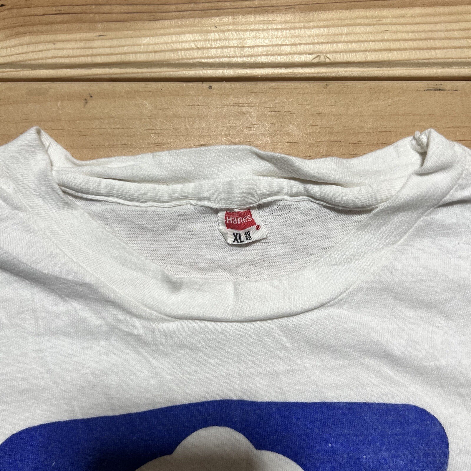 Vintage 70s Hanes Official Cotton Logo Inc Huntsville Warehouse Shirt Size XL