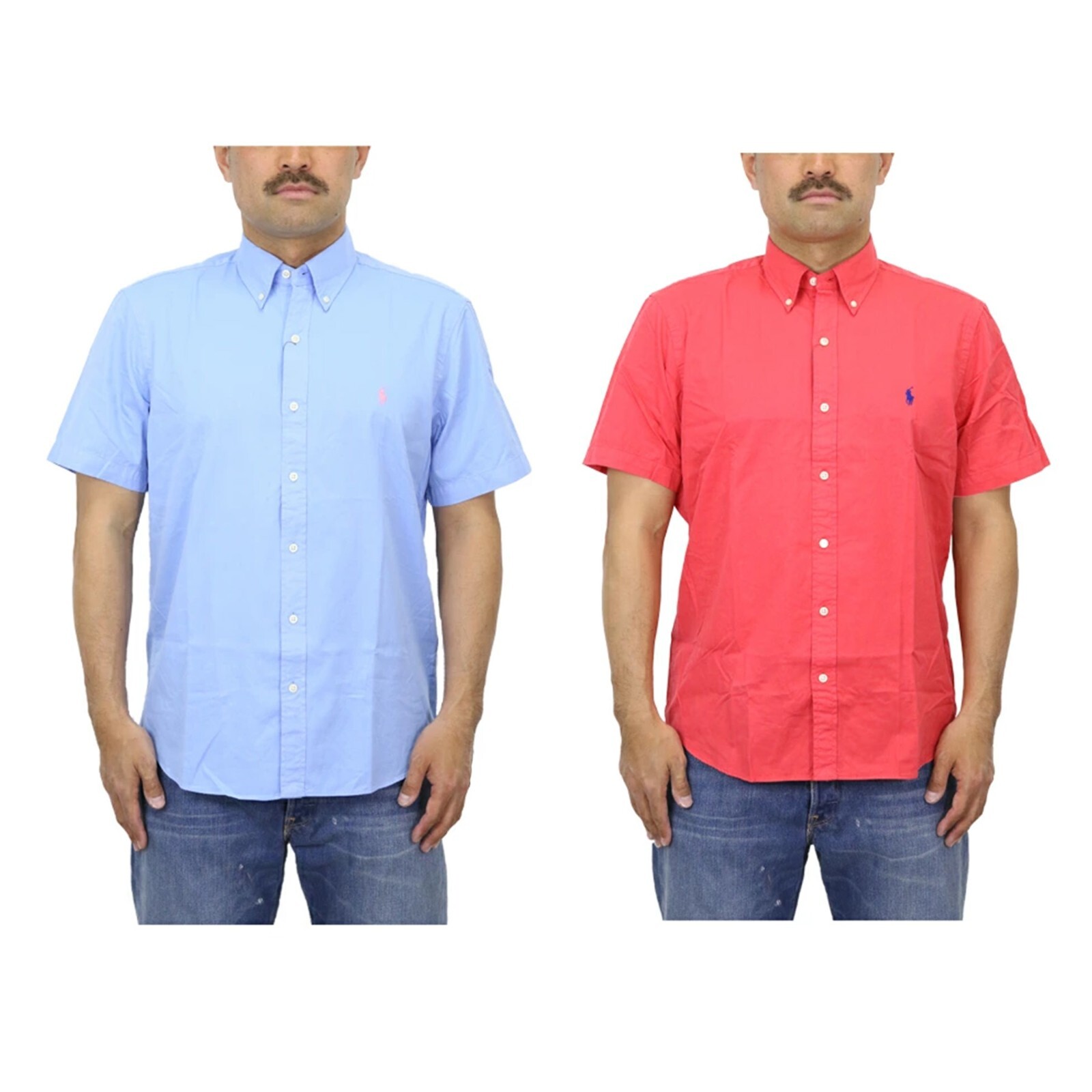 Polo Ralph Lauren Classic Fit Featherweight Twill Short Sleeve Shirt - 2 colors