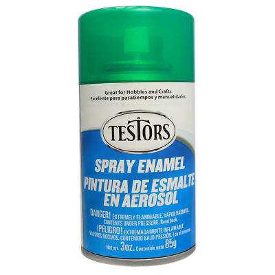 Testor Corp. Spray 3oz Candy Emerald Green TES1601T Plastics Paint Enamels