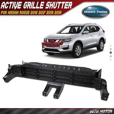 Front Lower Active Grille Shutter Assembly w/ Motor for Nissan Rogue 2016-2019