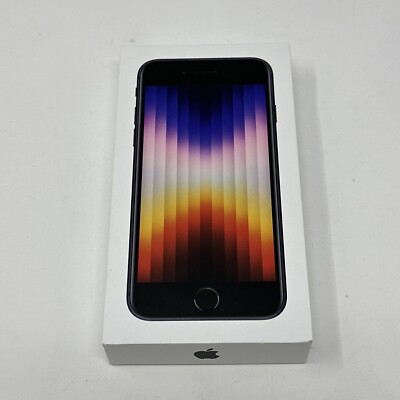 Apple iPhone SE 5G (3rd Gen) 4.7'' 64GB (Straight Talk Prepaid) Midnight - New