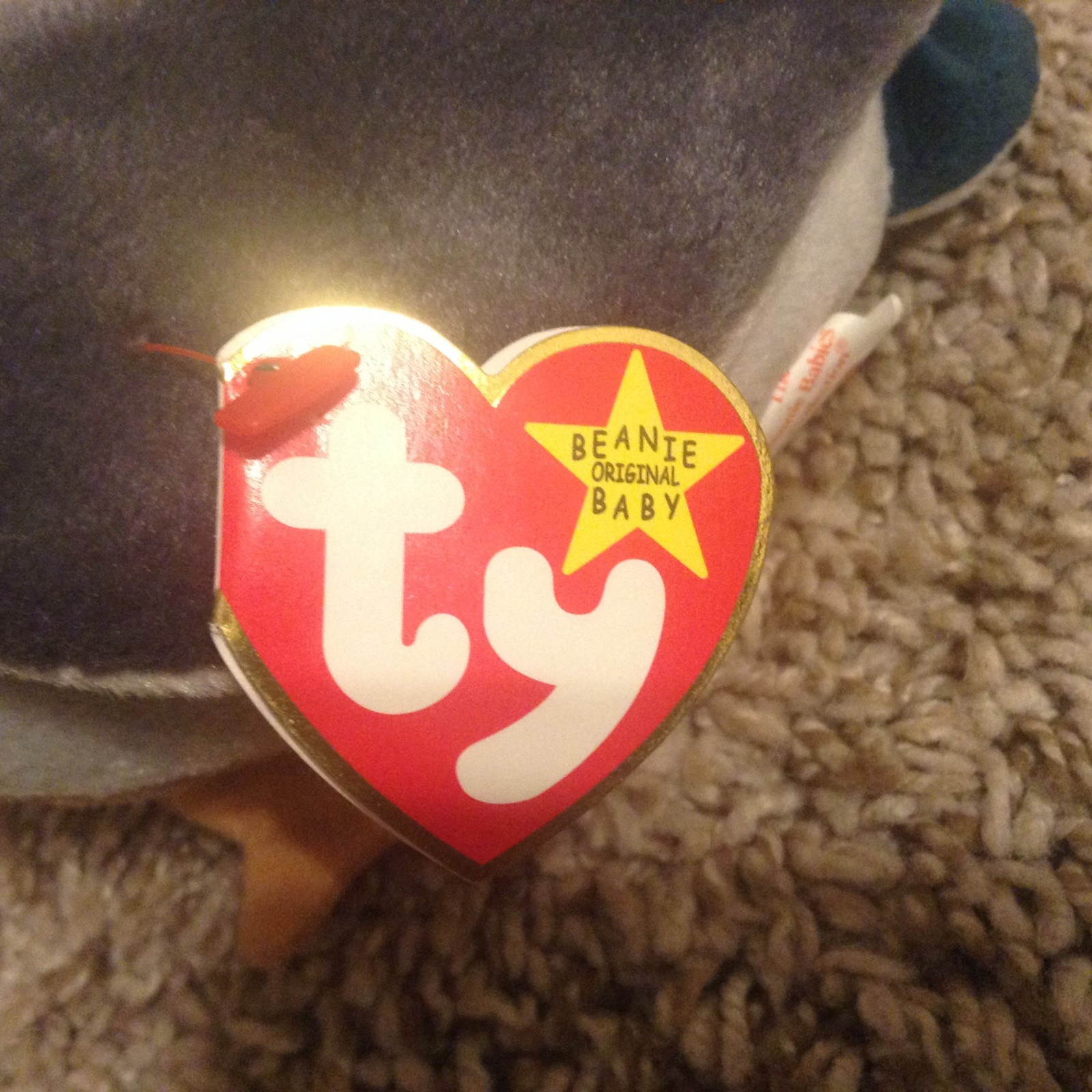 TY BEANIE BABY Jake the Mallard Duck Retired with Tag Errors