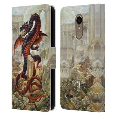 OFFICIAL ALCHEMY GOTHIC DRAGON LEATHER BOOK WALLET CASE COVER FOR LG PHONES 1