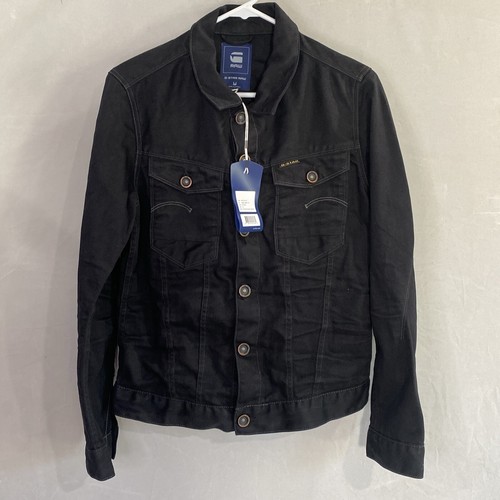 G-STAR Women's ARC ZIP SLIM 3D JKT sz MEDIUM BLACK JACKET