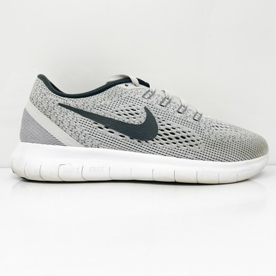 Nike Womens Free RN 831509-101 Серые кроссовки для бега Размер 8