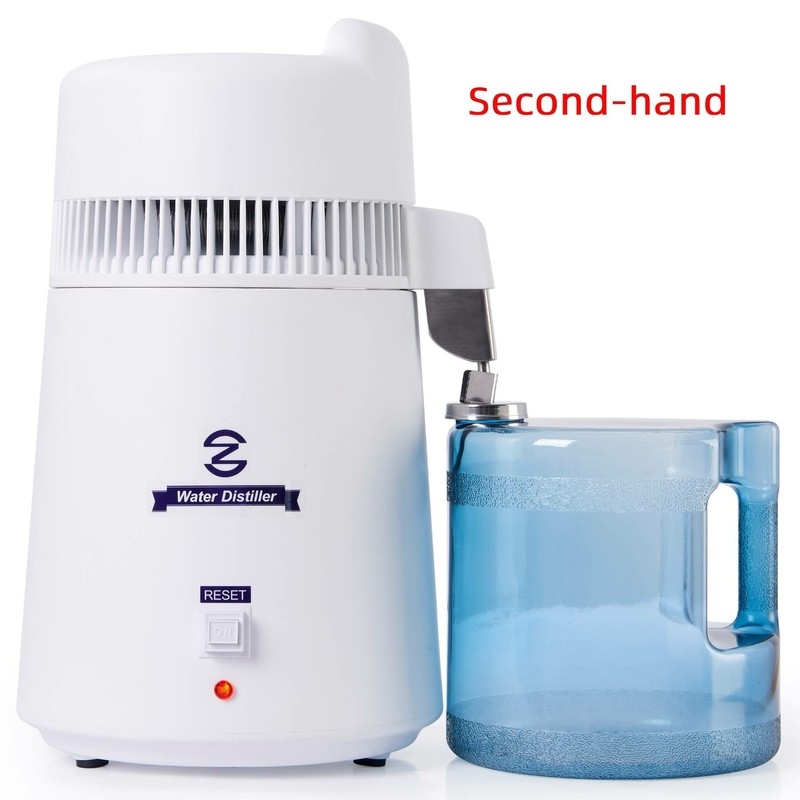 Secondhand 1.6 Gallon Distilled Water Machine w 1.2 Quart Pitcher White