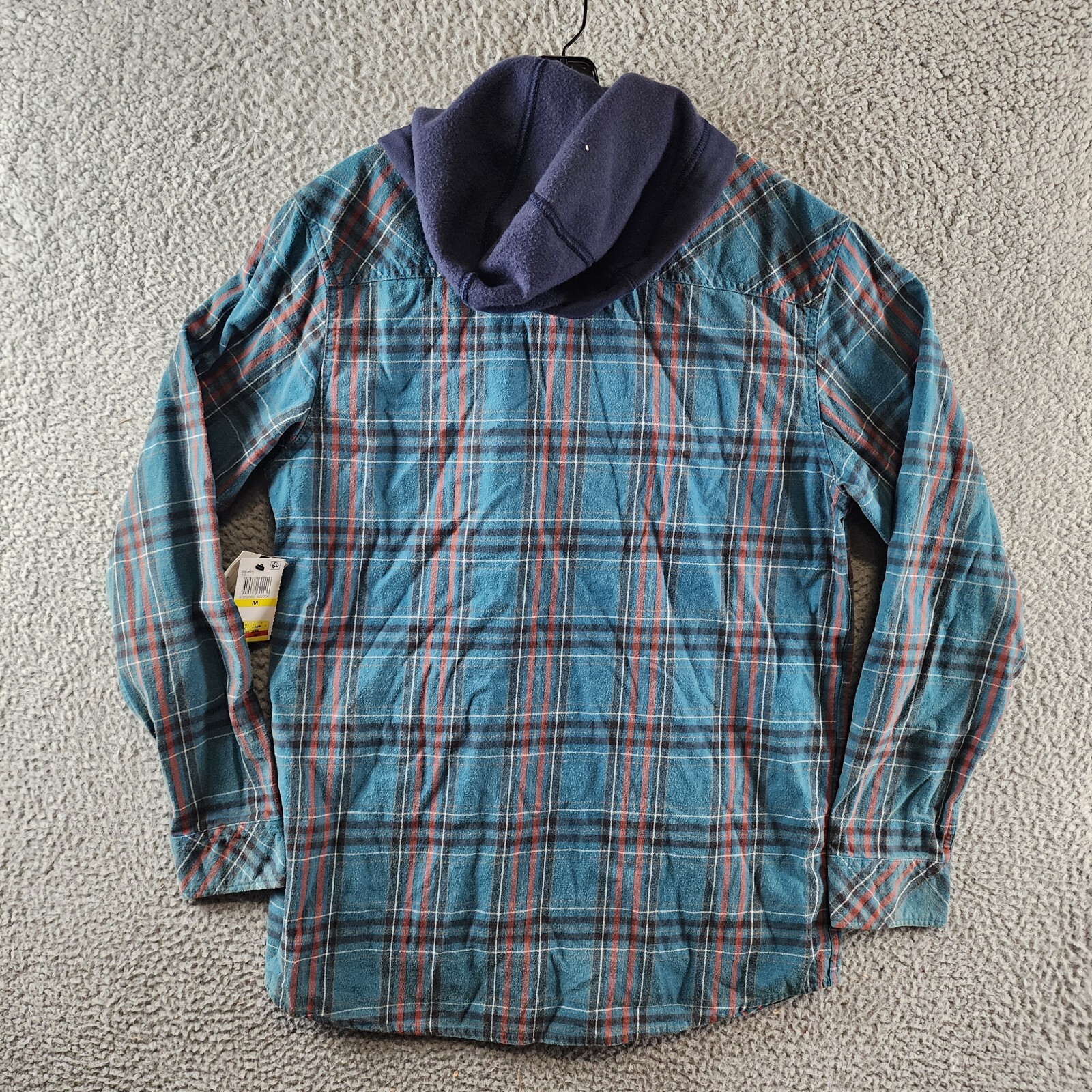 Rip Curl Ranchero Flannel Long Sleeve Shirt Men's M Blue Multi Button-Front - Picture 5 of 15