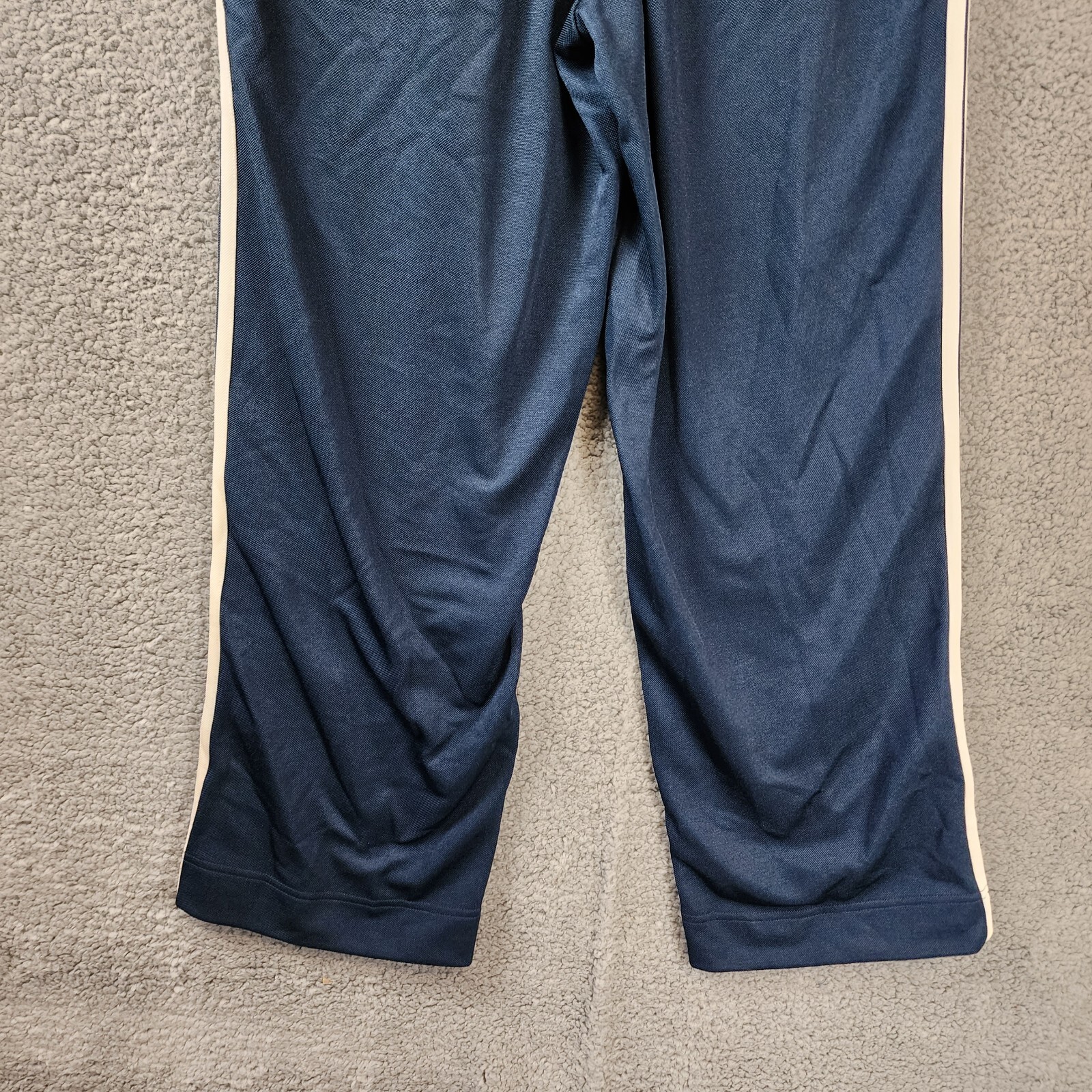 Pre-owned Kenzo Paris Elephant Interlock Piquet Track Pants Men's Small Blue Drawstring