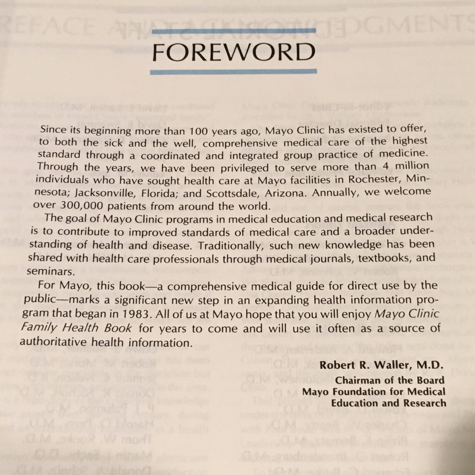 Mayo Clinic Family Health Hard Cover Book