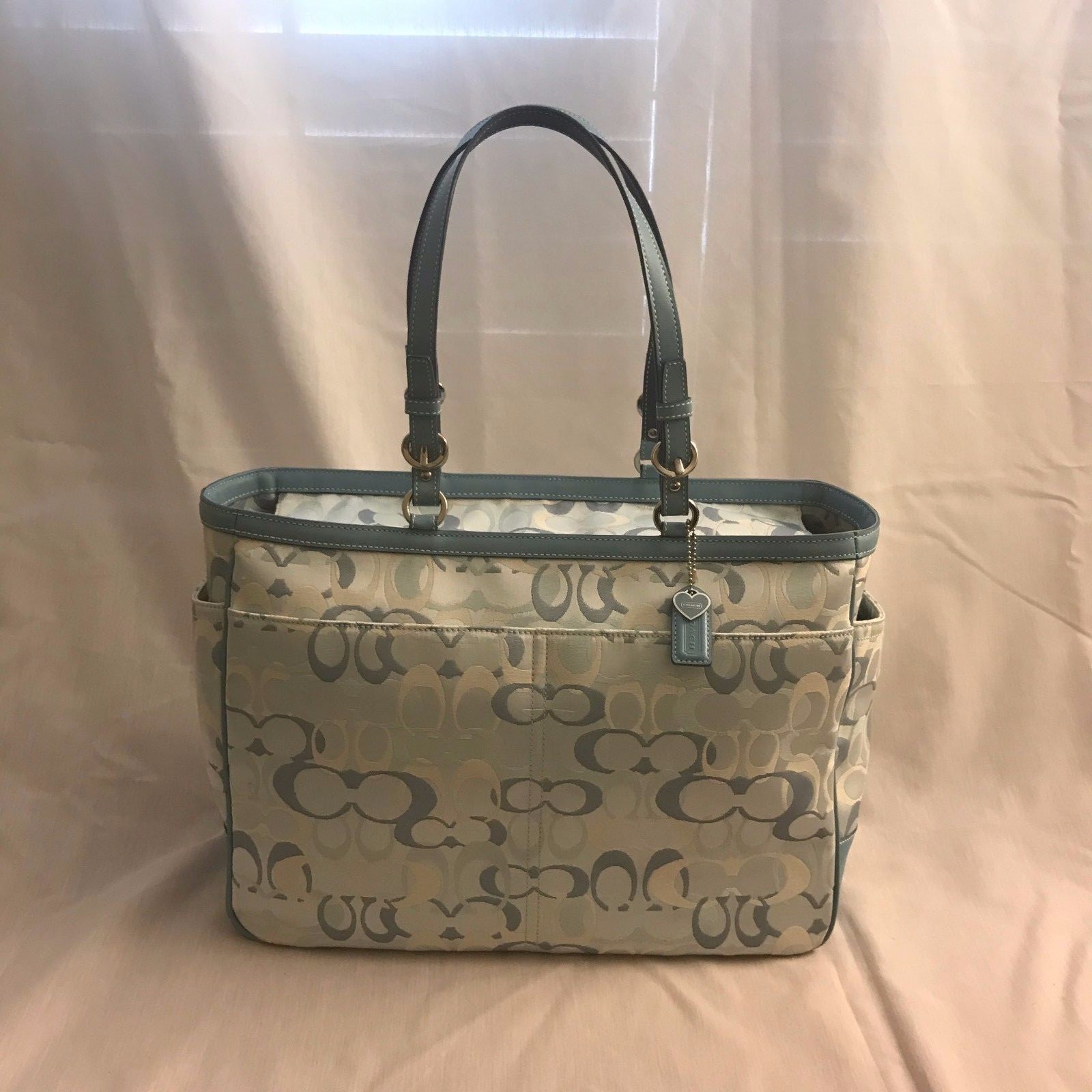 COACH Chelsea 06429 Signature Optic C Baby Diaper Bag Carry