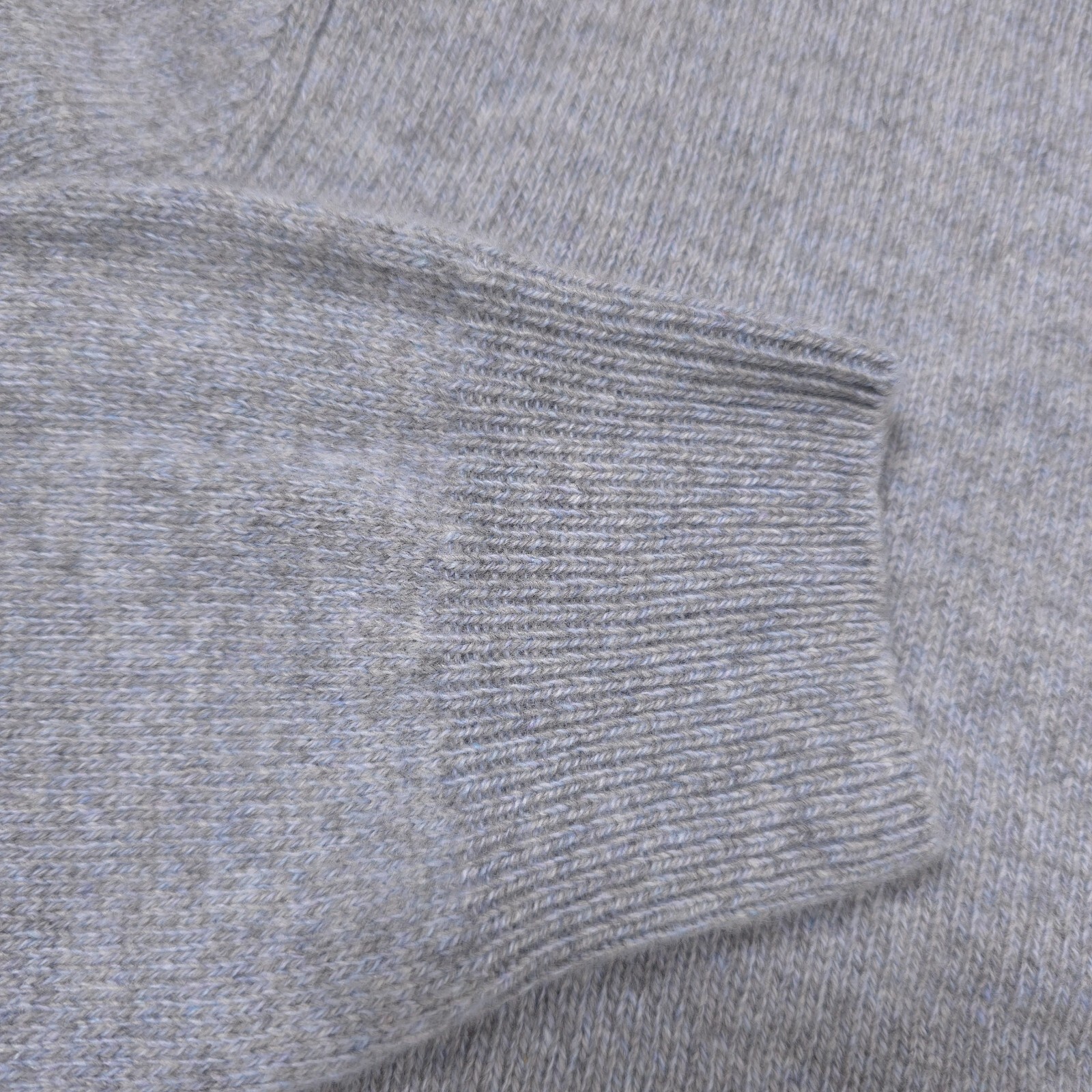 Pre-owned Corneliani $595  Cashmere Blue Gray Crewneck Sweater Mens Size Large (italy 54)