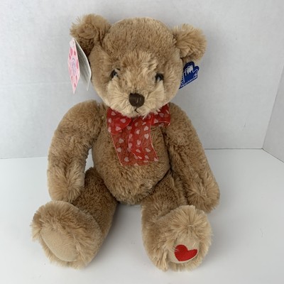 NWT Russ Berrie Applause Bear 12  Plush Heart And Bow 2019 With Love