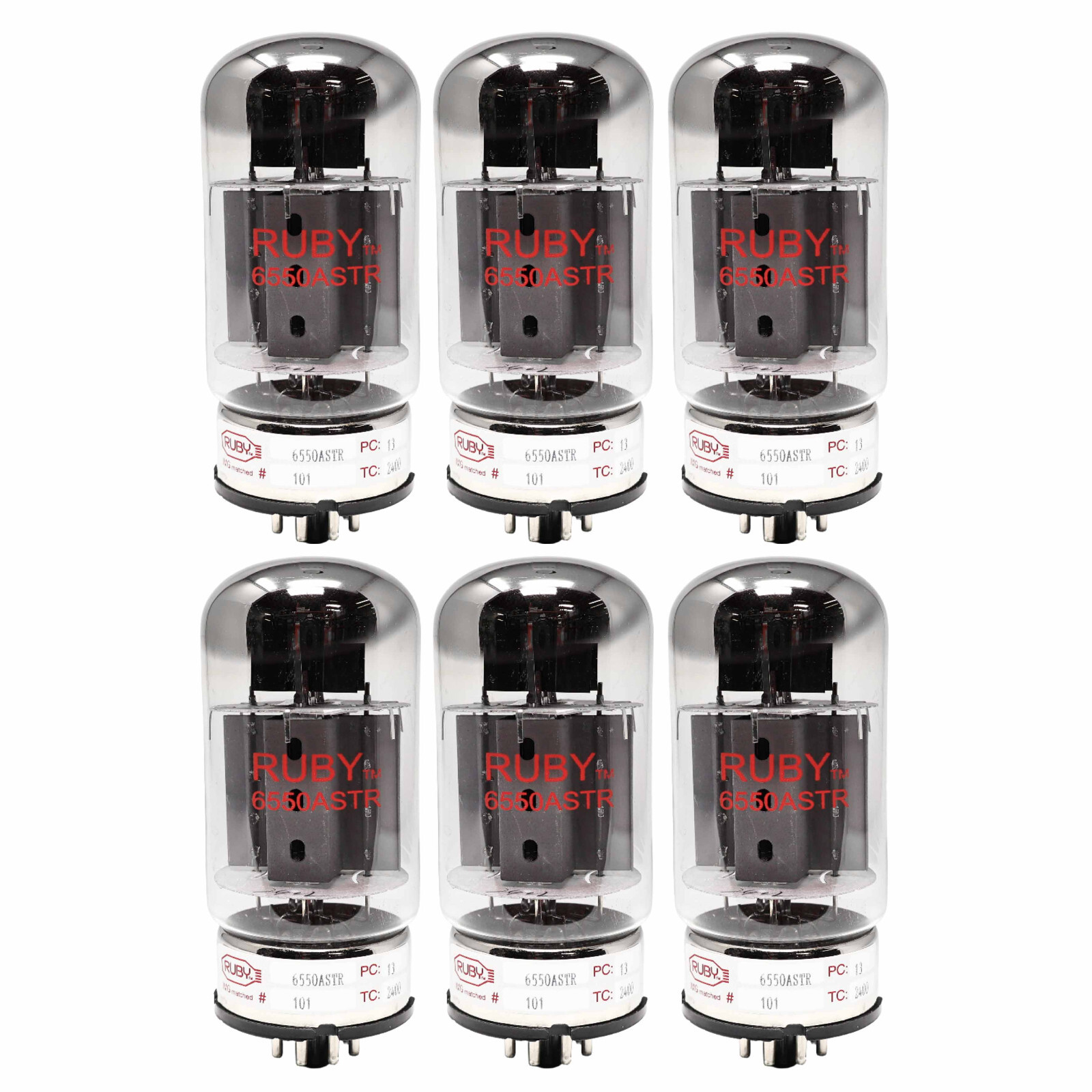 RUBY 6550 Quad Matched パワー管 真空管 RUBY 6550ASTR Power Vacuum Tube